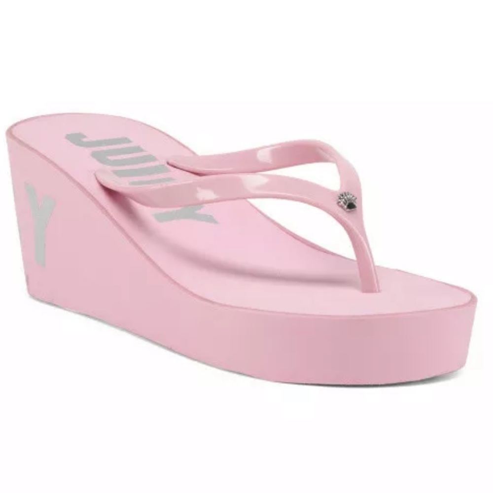 JUICY BY JUICY COUTURE Naomi Wedge PINK Sandals